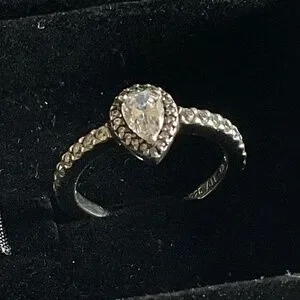 Pandora Jewelry Pandora Tear Drop Ring Size Poshmark